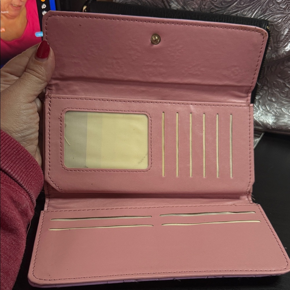 Silver Women's Clutch and wallet bundle - Picture 7 of 13